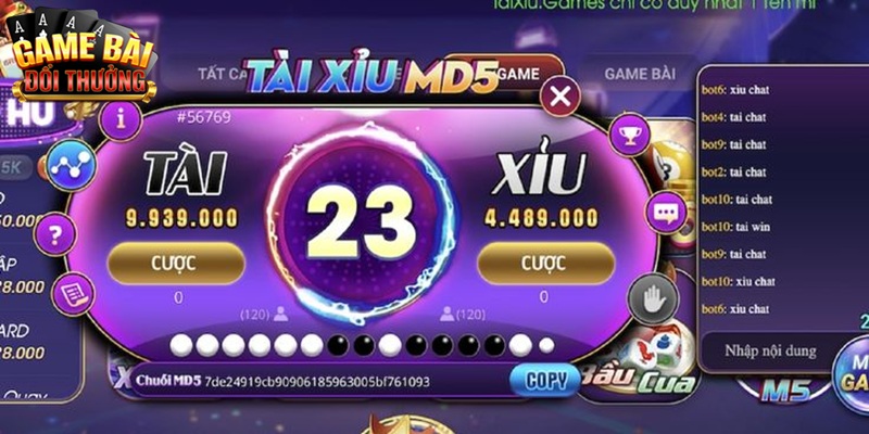 Luật chơi tài xỉu MD5